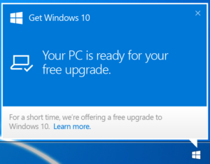 Windows 10, Upgrading to Windows 10